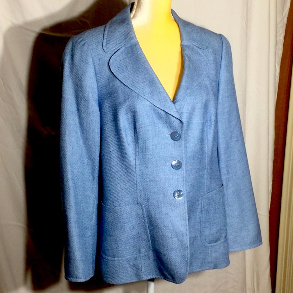 Escada blue jacket